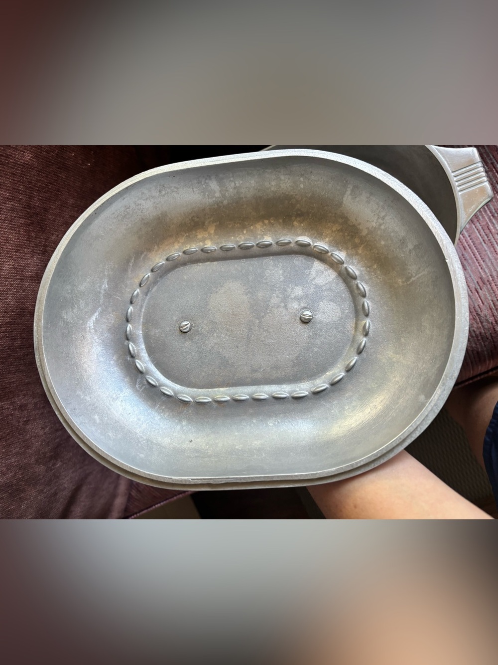 Vintage Wagner Ware Magnalite Roasterette 4.5 Qt GHC Oval Aluminum Roaster- RARE - Picture 4 of 9